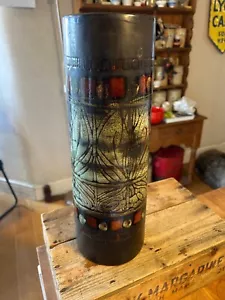Vaso Vintage Ex.Alto e Grande Ceramica Arte Celtica Newlyn Cornovaglia - Ottime Dimensioni! - Foto 1 di 8