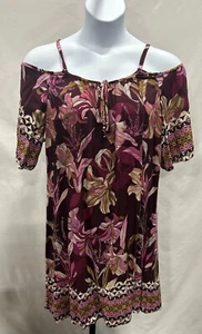 Mlle Gabrielle woman's size L cold shoulder dress. New with tags. - Picture 1 of 7