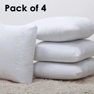 Pack of 4 Extra Deep Filed All Sizes Cushion Pads Inserts Fillers Scatters - Picture 1 of 4