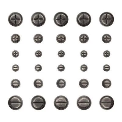 Tim Holtz Idea-ology - Screw Heads 30pcs TH94371