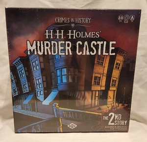 Crímenes en la historia S.S. Juego de mesa Holmes' Murder Castle con expansión KickStarter - Imagen 1 de 9