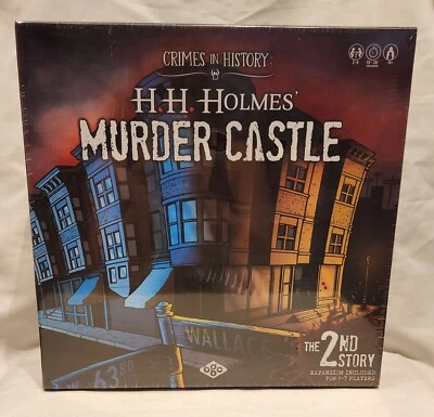 Crimes in History H.H. Holmes' Murder Castle Board Game w/ Expansion KickStarter - Image 1 of 4