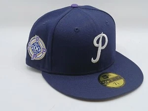 New Era 1883-1983 Philadelphia Phillies Hat Blue Fitted 59Fifty MLB size 7 1/8 - Picture 1 of 12
