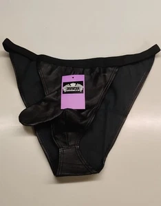 2. Elección Hombre Calzoncillos Cuero Artificial Funda Pene, Negro, T. 48, Sexy - Imagen 1 de 3