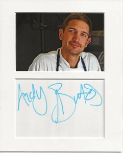 Andy Bates chef signed genuine authentic autograph signature UACC RD COA - Picture 1 of 1
