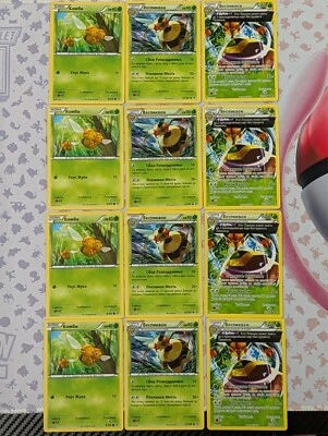 RUSSIAN LANGUAGE Combee Vespiquen Set Ancient Origins Pokemon XY 9 10 11 Rare - Image 1 of 3