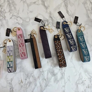 Victoria's Secret PINK Keychain Wristlet Strap Bag Charm Pick your choice NEW - Picture 1 of 32