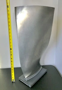 Airbus A320 Titanium Jet  Engine Fan Blade.  Rolls Royce disk airline Pilot Gift - Picture 1 of 10