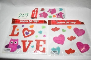 Valentines Day Window Gel Clings Decor  - Picture 1 of 5