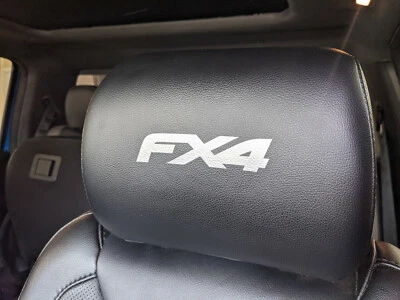 Calcomanías de vinilo para reposacabezas Ford F-150 Fx4 2004-2014 - solo para asientos de cuero F150 Foto 1 de 3