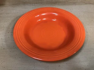 Vintage Fiestaware Fiesta Red? Orange 8-1/4" Deep Plate Rimmed Bowl HLC Fiesta - Picture 1 of 5