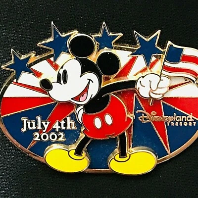 Mickey Mouse July 4th 2002 Limited Edition Disneyland Resort Pin Disney - Image 1 of 2
