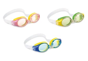 Juego de 3 - Gafas Intex 55601 Junior Verde/Amarillo, Naranja/Rosa, Verde/Azul - Imagen 1 de 6