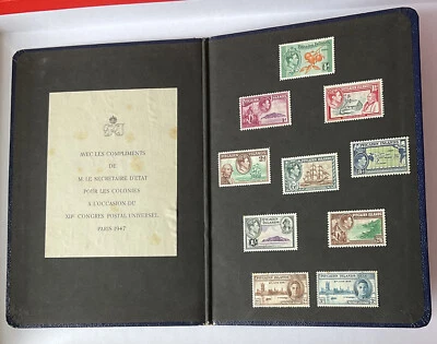 PITCAIRN ISLAND 1947 UPU CONGRESO PRESENTACIÓN FOLLETO ¡RARO! Ver descripción. Foto 1 de 4