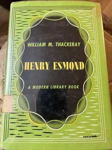 Henry Esmond by William Thackeray Modern Library (HC w DJ, 1950) - Foto 1 di 2