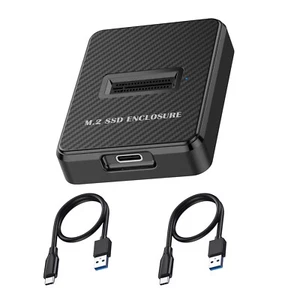 M.2 NVMe & SATA to USB C Dock Station Base M Key B+M Key Reader Writer Adapter - Afbeelding 1 van 8