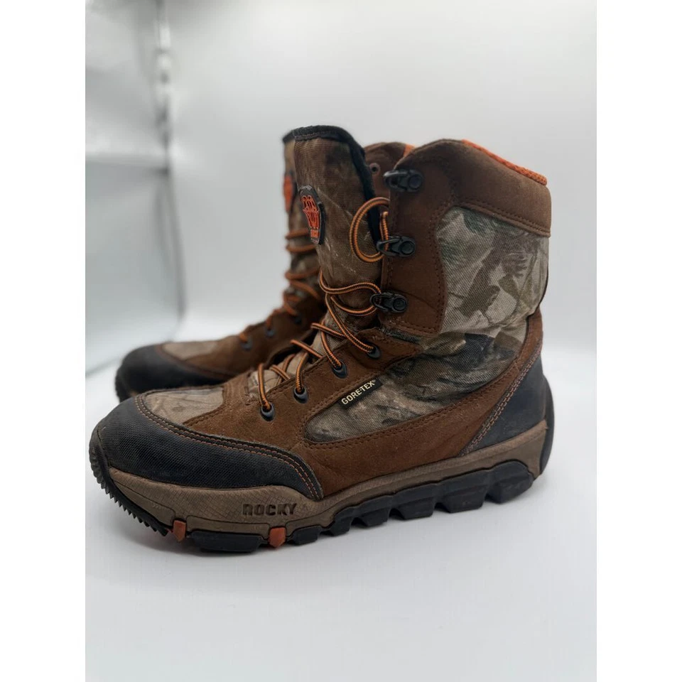 Rocky GORE-TEX Camouflage Hunting Boots Waterproof Outdoor Hiking Boots - Image 1 of 4