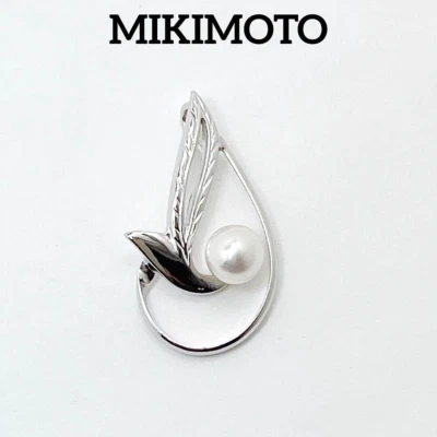 MIKIMOTO GIAPPONE Collana con pendente di perle Akoya da 5,3 mm Solo parte... - Immagine 1 di 4