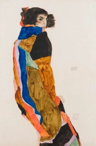 Moa, Egon Schiele, Wall Decor Home Art Print Poster 14" x 11"   2472 - Picture 1 of 1