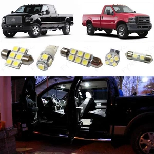 14x White LED Interior Dome Lights Package Kit+Cargo+License 1999-2016 Ford F250 - Picture 1 of 7