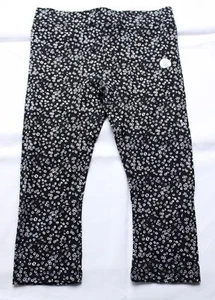 American Eagle Girl's Printed 3/4 Length Leggings EJ3 Black Size 14 (11-12Y) NWT - Picture 1 of 4