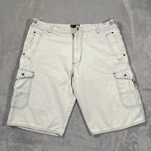Stussy Cargo Shorts Herren Größe 36 Taille hellbeige 12" Schrittlänge fehlender Knopf - Bild 1 von 13