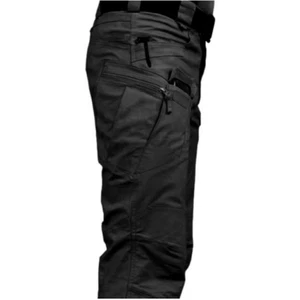 Mens Cargo Pants Work Combat Pants Outdoor Hiking Waterproof Trousers Tactical - Picture 1 of 35