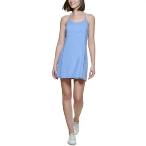 New CALVIN KLEIN PERFORMANCE Women's Blue Unlined Mini Active Wear Dress Sz XXL - Picture 1 of 3