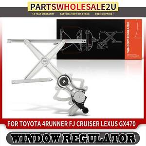 Front Right Window Regulator w/ Motor for Toyota 4 Runner Lexus GX470 2003-2009