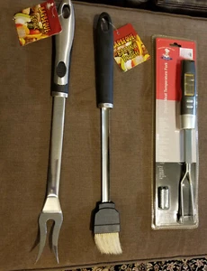 BBQ Tools - Basting Brush - Digital Culinary Food/Meat Thermometer - See Pics - Picture 1 of 2