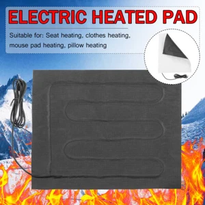 USB Electric Heating Pad Chair Heater Pet Dog Cat Bed Warmer Clothes Heated Mat - Foto 1 di 6
