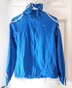 Nike Track Hooded Jacket Size SZ Small YOUTH Active Outerwear - Picture 1 of 12