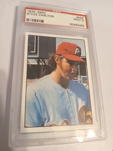 1975 SSPC STEVE CARLTON PSA 9 CARD #459 PHILLIES - Picture 1 of 2