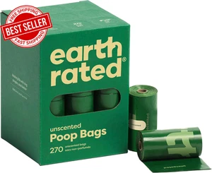 Dog Poo Bags 270 Count Leak Proof Extra Thick Pet Waste Disposal - Picture 1 of 15