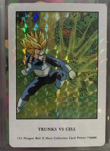 Dragonball Z Trunks vs CELL #151 HOLO Hero Collection TCG 2000 JAPAN - Picture 1 of 2