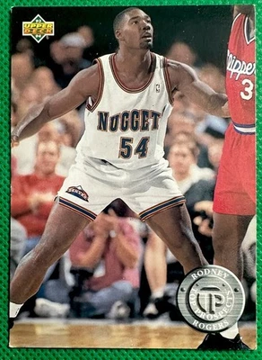 Rodney Rogers Upper Deck #491 RC Denver Nuggets 1993 Top Prospect Rookie VG - Image 1 of 4