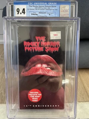 The ROCKY HORROR PICTURE SHOW VHS New 1990 CBS Fox SEALED GRADED 9.4 CGC Cult - Image 1 of 4