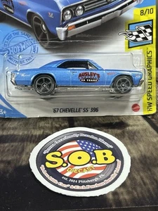 Hot Wheels 1967 Chevrolet Chevelle SS 396 Blue Diecast Sealed USED NM Condition - Picture 1 of 7