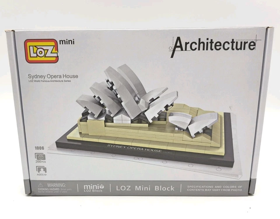 LOZ Sydney Opera House Model- Micro Building Blocks Set Brand new sealed 1006 - Image 1 of 2