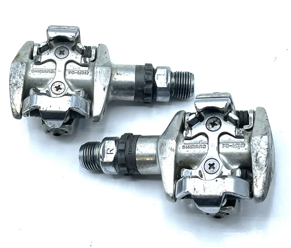 Shimano Deore XT PD-M747 без зажимов горный велосипед гравий педали SPD - Изображение 1 из 4