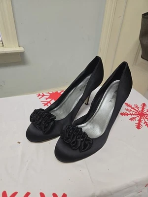 Новый MENBUR атласной вечеринки / коктейль насос Sz 9,5 - Изображение 1 из 4