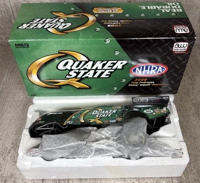 1/24 汽车世界 Tony Pedregon 2009 Quaker State 雪佛兰 Impala NHRA 有趣汽车 — 第 1/4 张图片