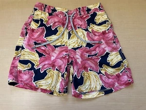 Vilebrequin Boys Swimwear Trunks Size 14 Bananas Pink Yellow - Picture 1 of 10