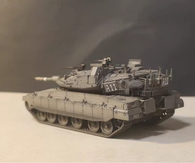 3d Printed 1/72 Israel Merkava 4m Main Battle Tank Kit Finished Model - Image 1 of 4