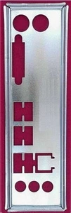 OEM I/O Shield For ASRock H110M-I Motherboard Backplate IO - Afbeelding 1 van 1