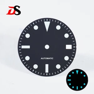 DS Matte Dial date and no date Blue Lume NH38 NH35 28.5mm SW200 9015 ETA2824 - Picture 1 of 5