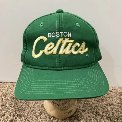 De colección Boston Celtics Deportes Especialidades Guión Sarga Snapback Gorra Gorra NBA Foto 1 de 4