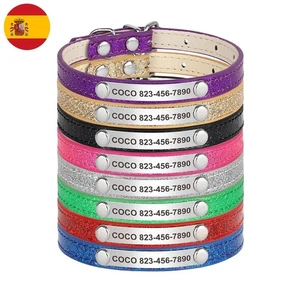 Collar personalizado para gato y perro pequeño con placa grabada - Foto 1 di 13