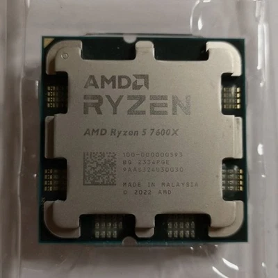 AMD Ryzen 5 7600X 6-Core 12-Thread CPU | AM5 - CPU ONLY - Image 1 of 2