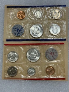 1961 P & D U.S. Mint Uncirculated Set Complete 10-Coin Set Original Envelope 61B - Picture 1 of 6